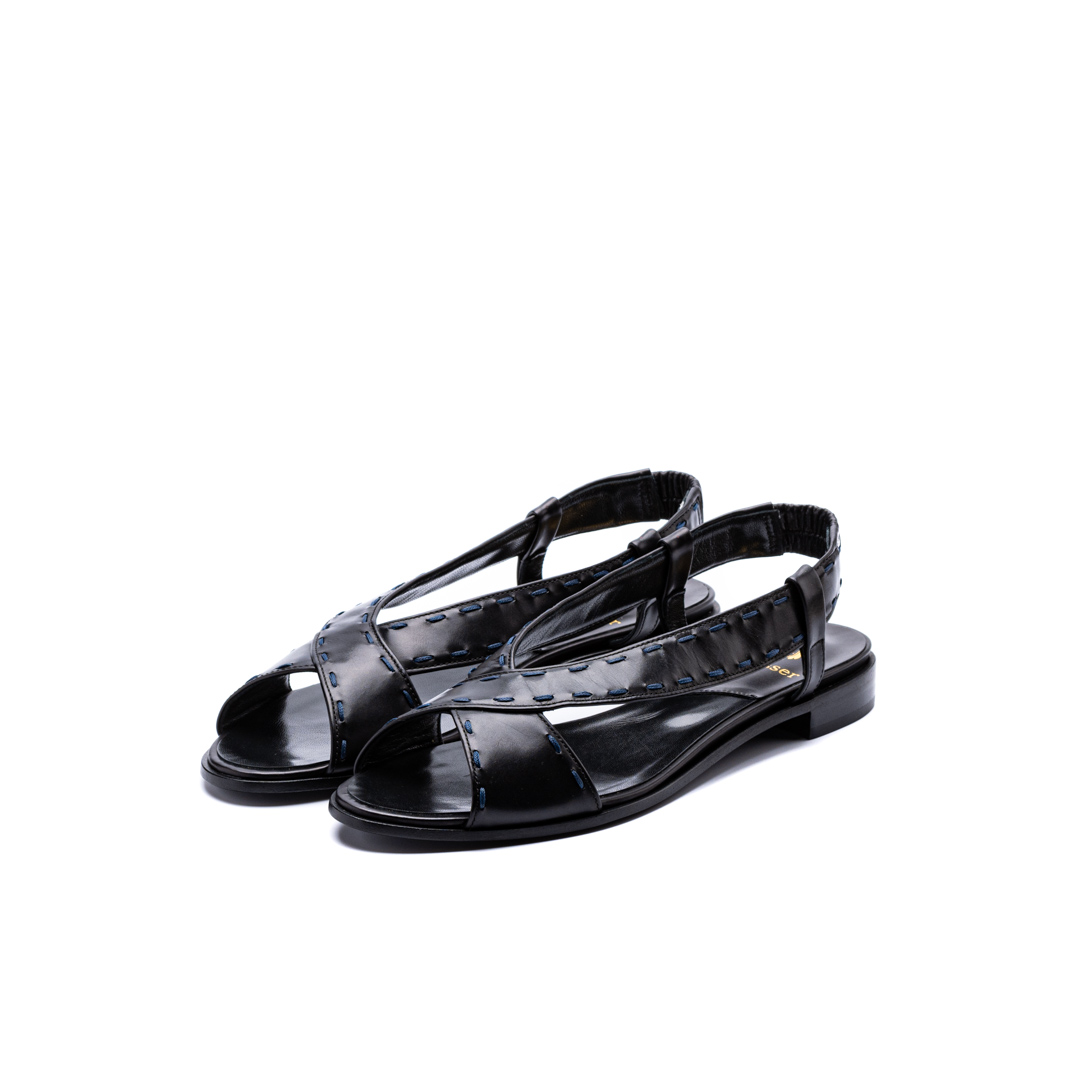 C-2337　CROSS SANDALS BL