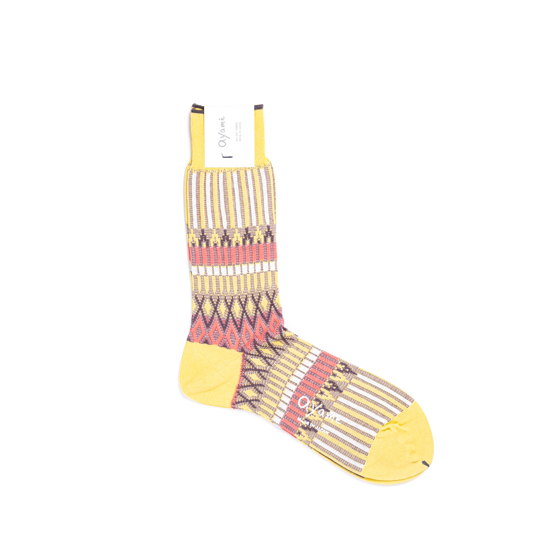 ayame Basket Lunch I socks イエロー