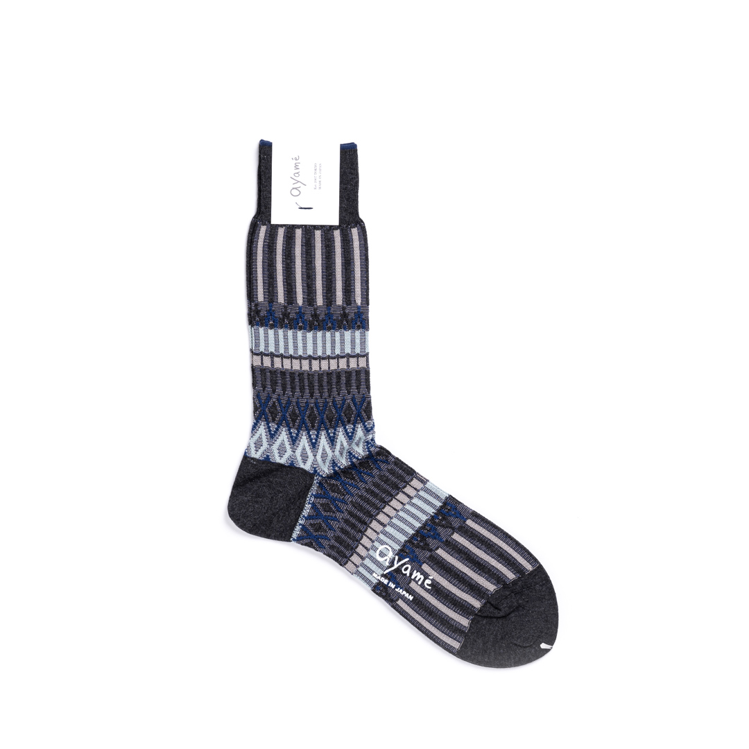 ayame Basket Lunch I socks チャコール