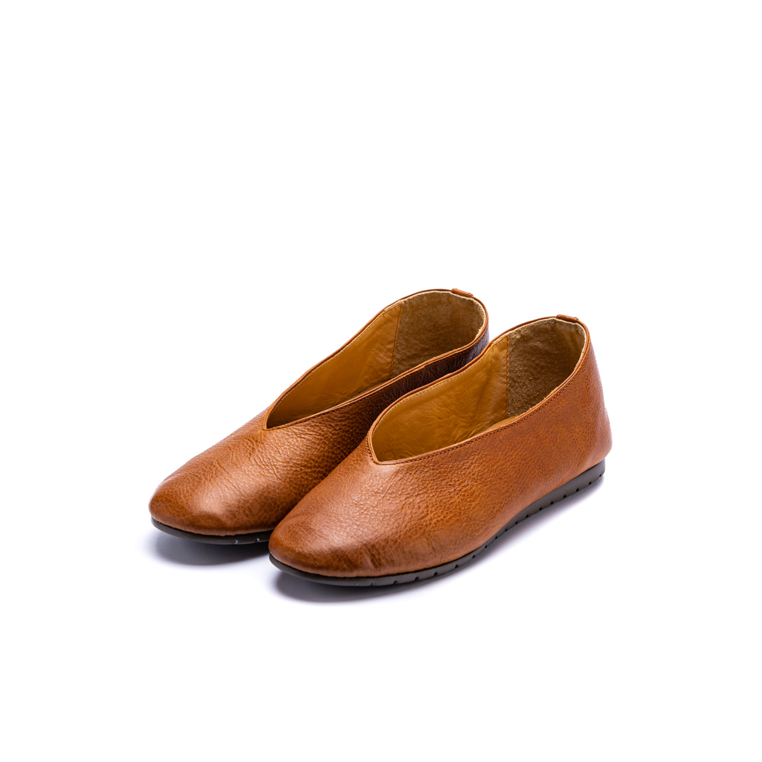 CT-01　V-CUT FLAT SHOES BR