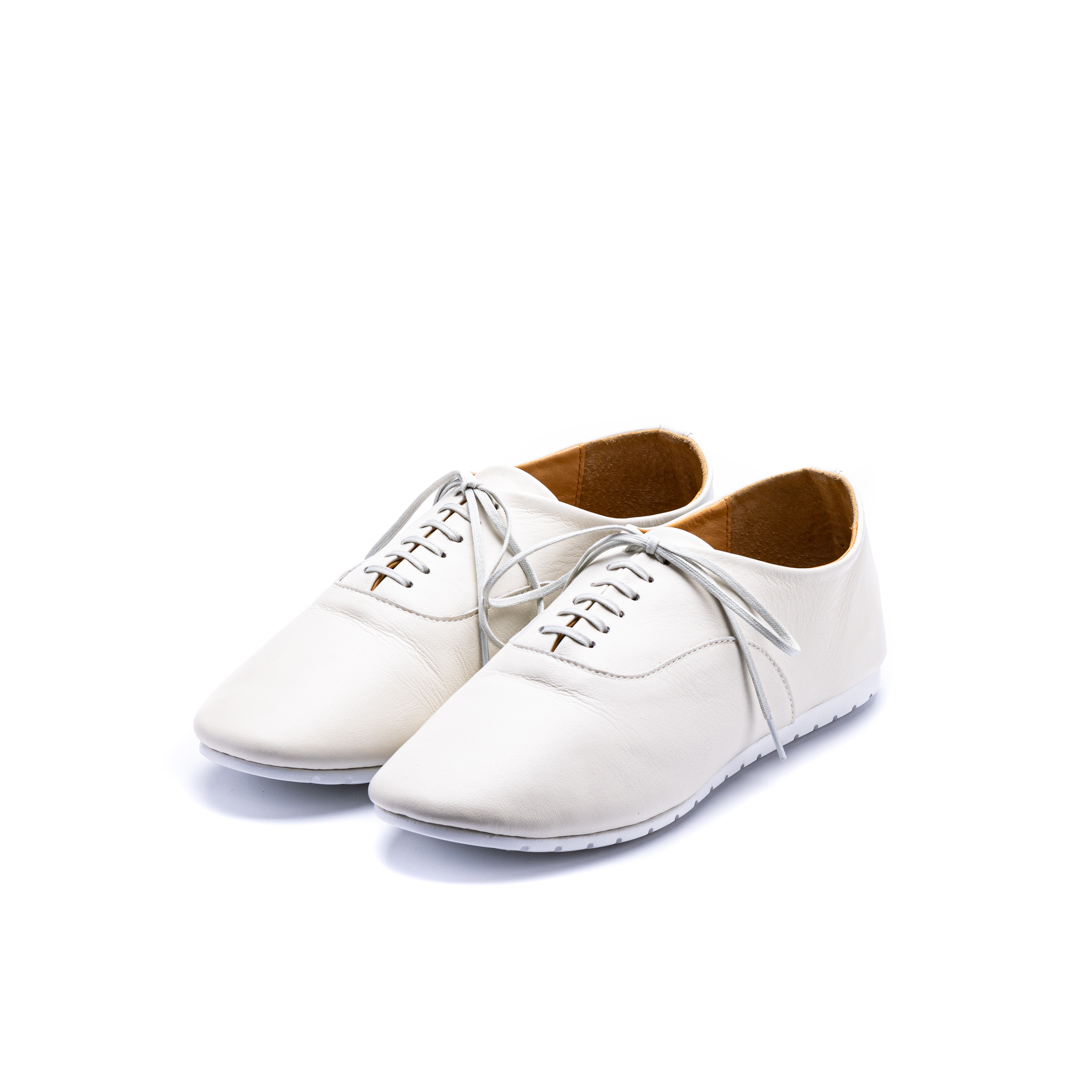 CT-02　LACE UP FLAT SHOES WH