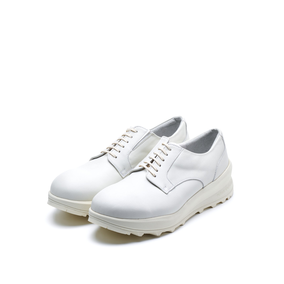TRA-025　PLAIN TOE SHOES WH