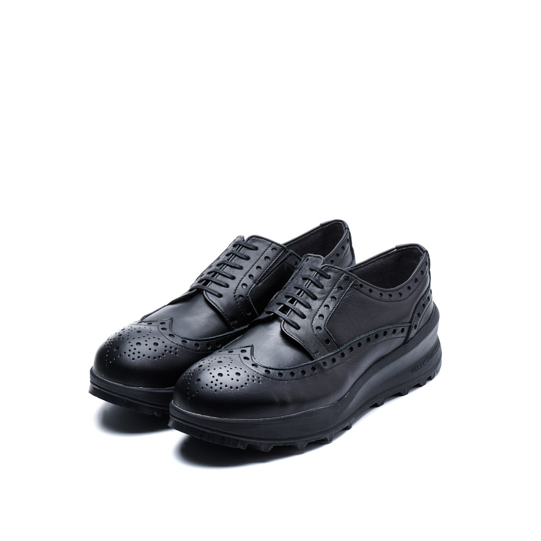 TRA-027　WING TIP SHOES BL