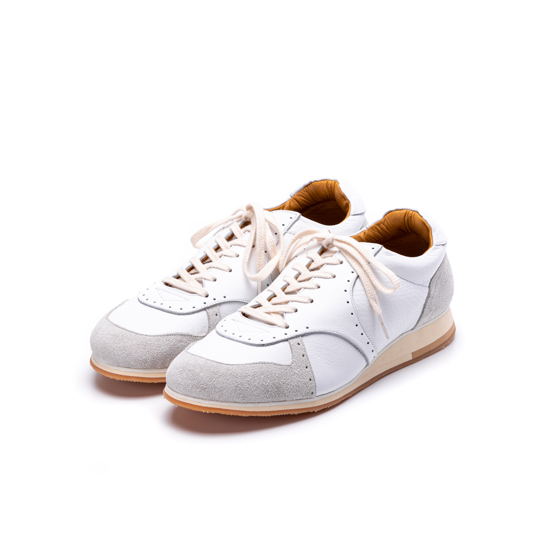 MU-955　LEATHER SNEAKERS WH