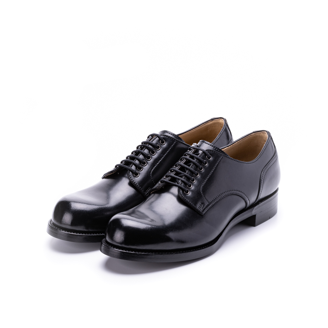SU-100C　PLAIN TOE SHOES CORDOVAN BL