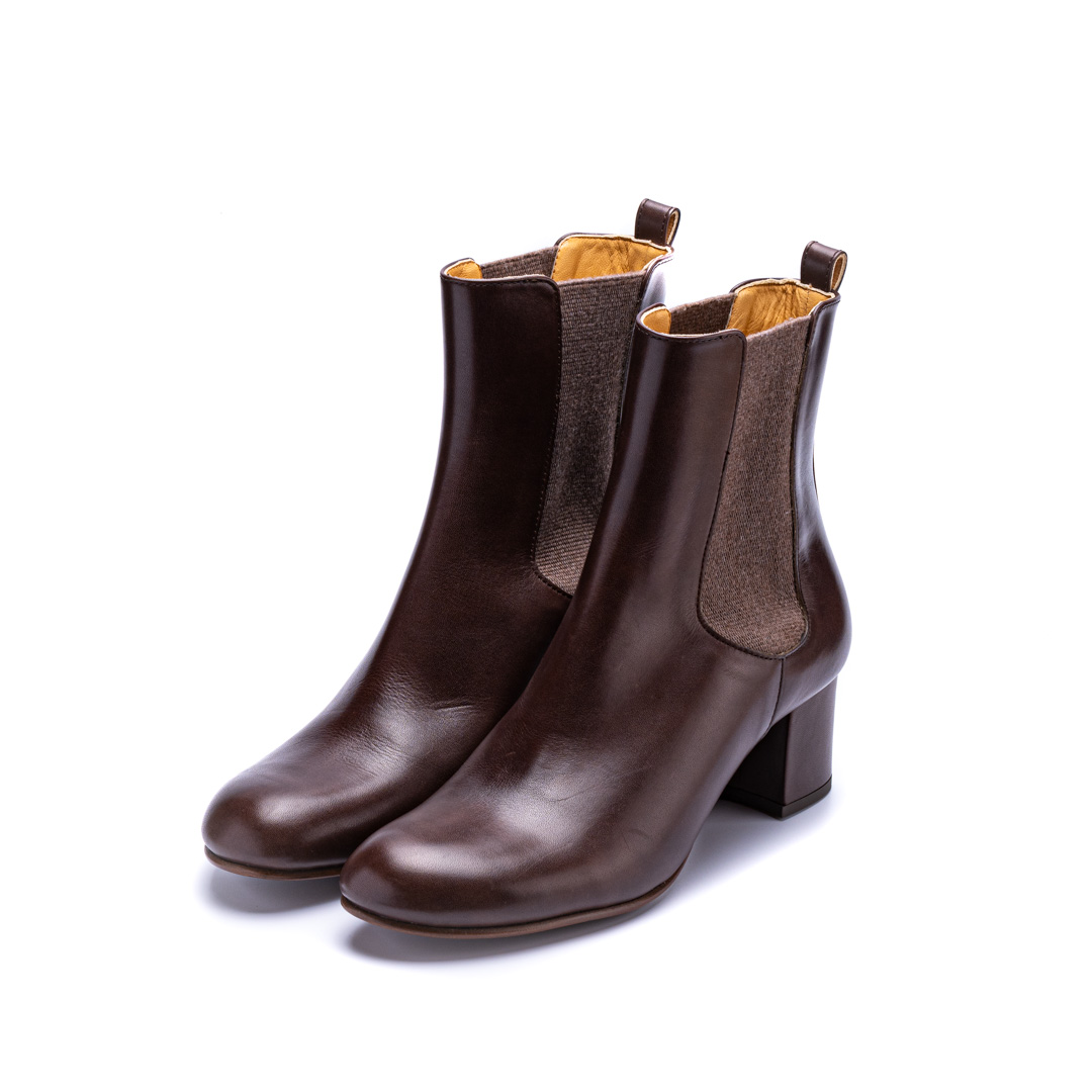 C-2330　SIDEGORE HEEL BOOTS BL