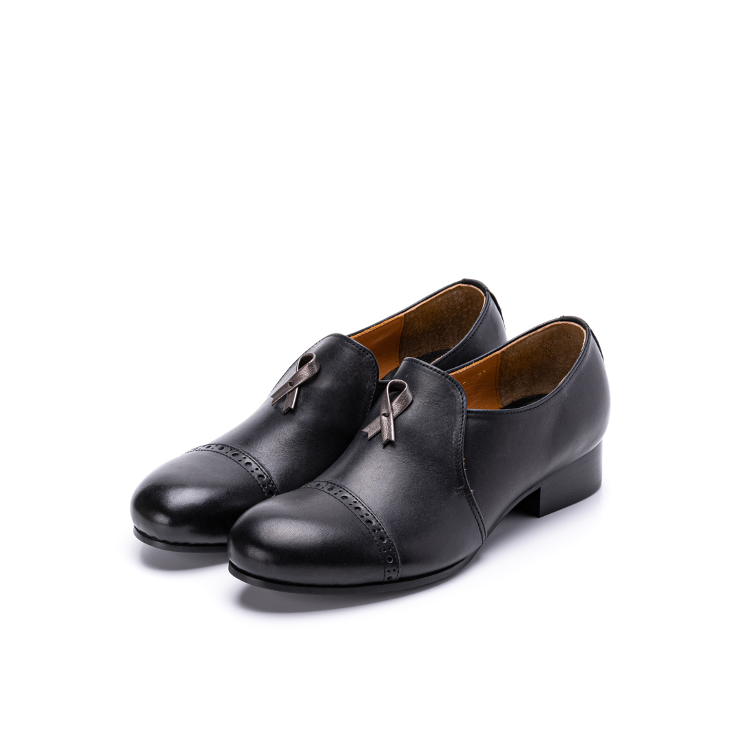 C-2174　SLIP-ON SHOES BL