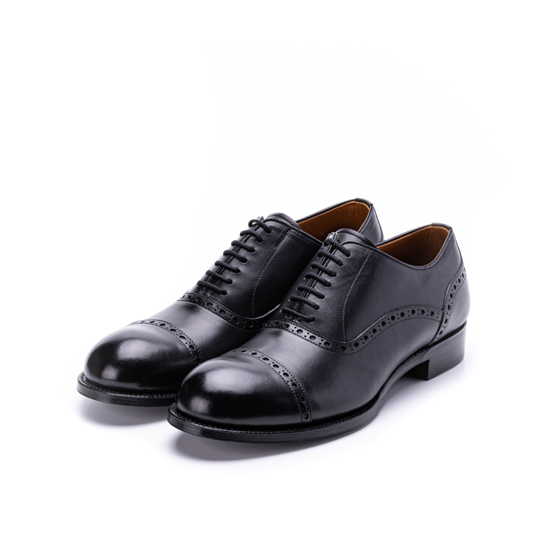 C-7006　STRAIGHT TIP SHOES BL
