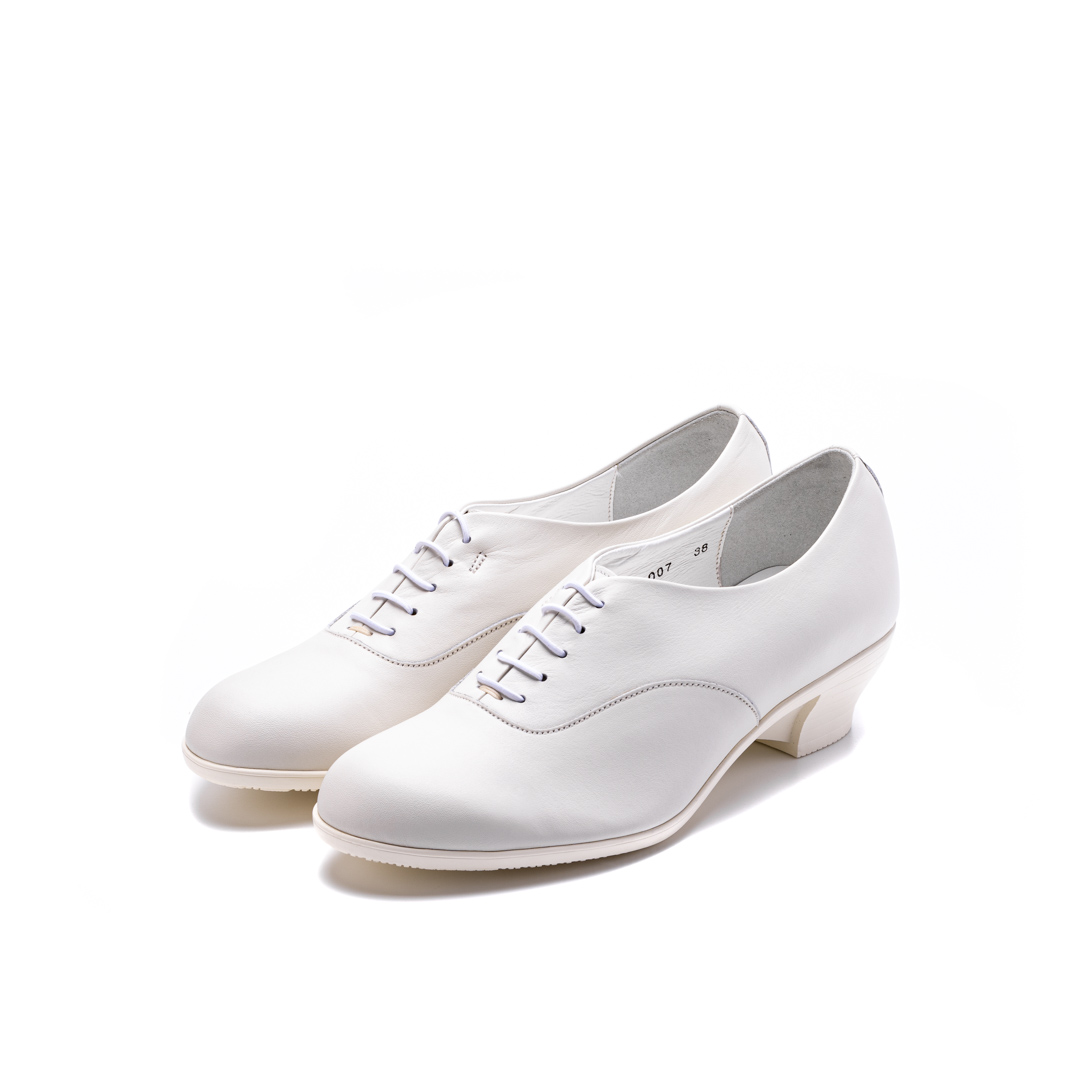 TR-007　LACE UP HEEL SHOES WH