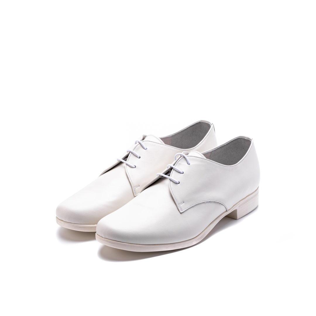 TR-008　PLAIN TOE SHOES WH
