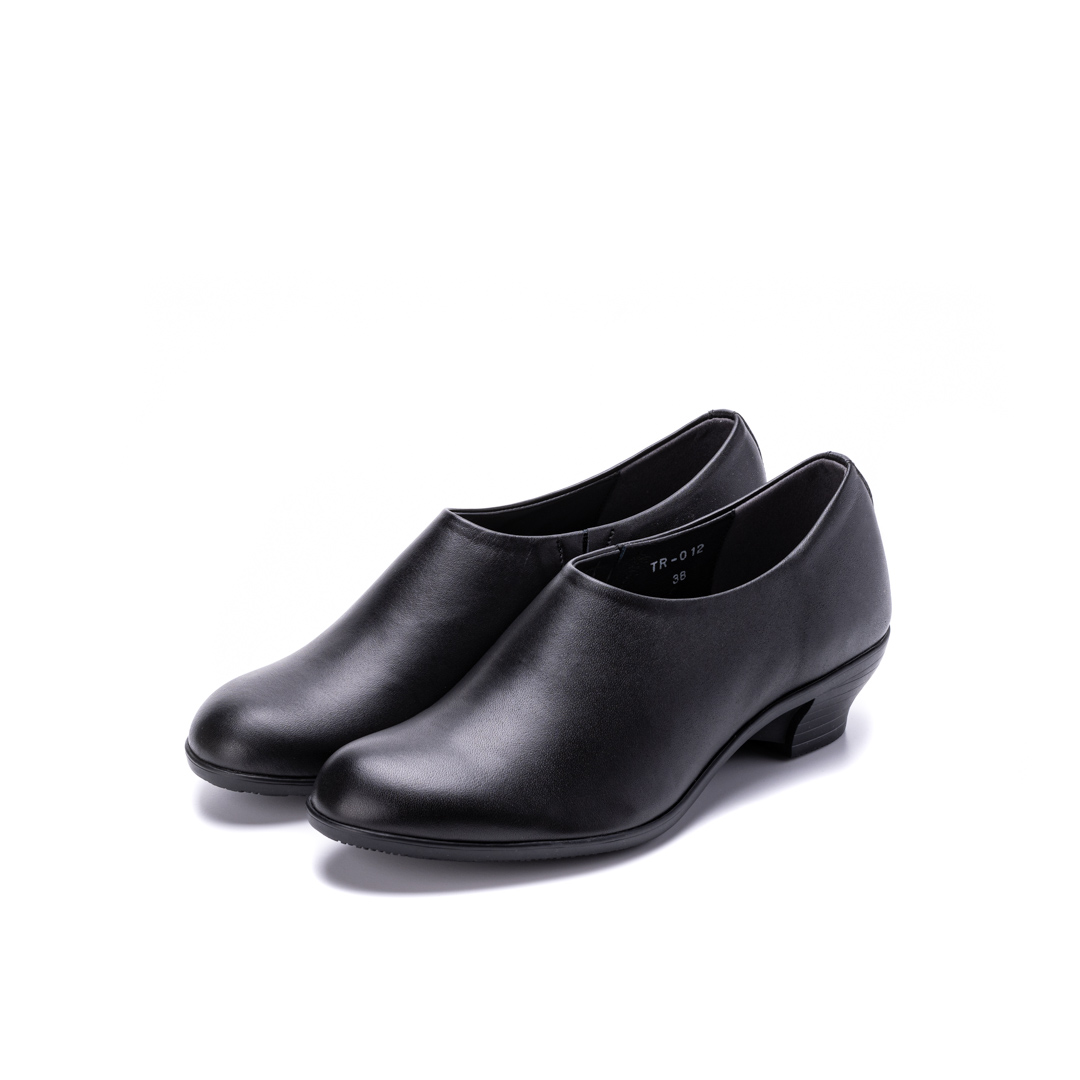 TR-012　SLIP-ON HEEL SHOES BL