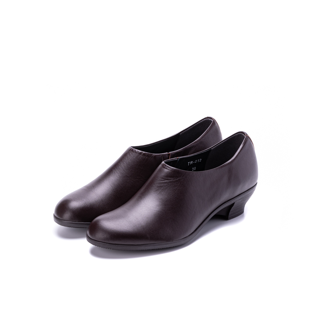 TR-012　SLIP-ON HEEL SHOES DBR