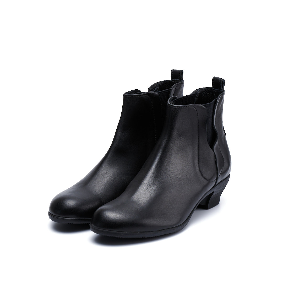 TR-023　SIDEGORE HEEL BOOTS BL