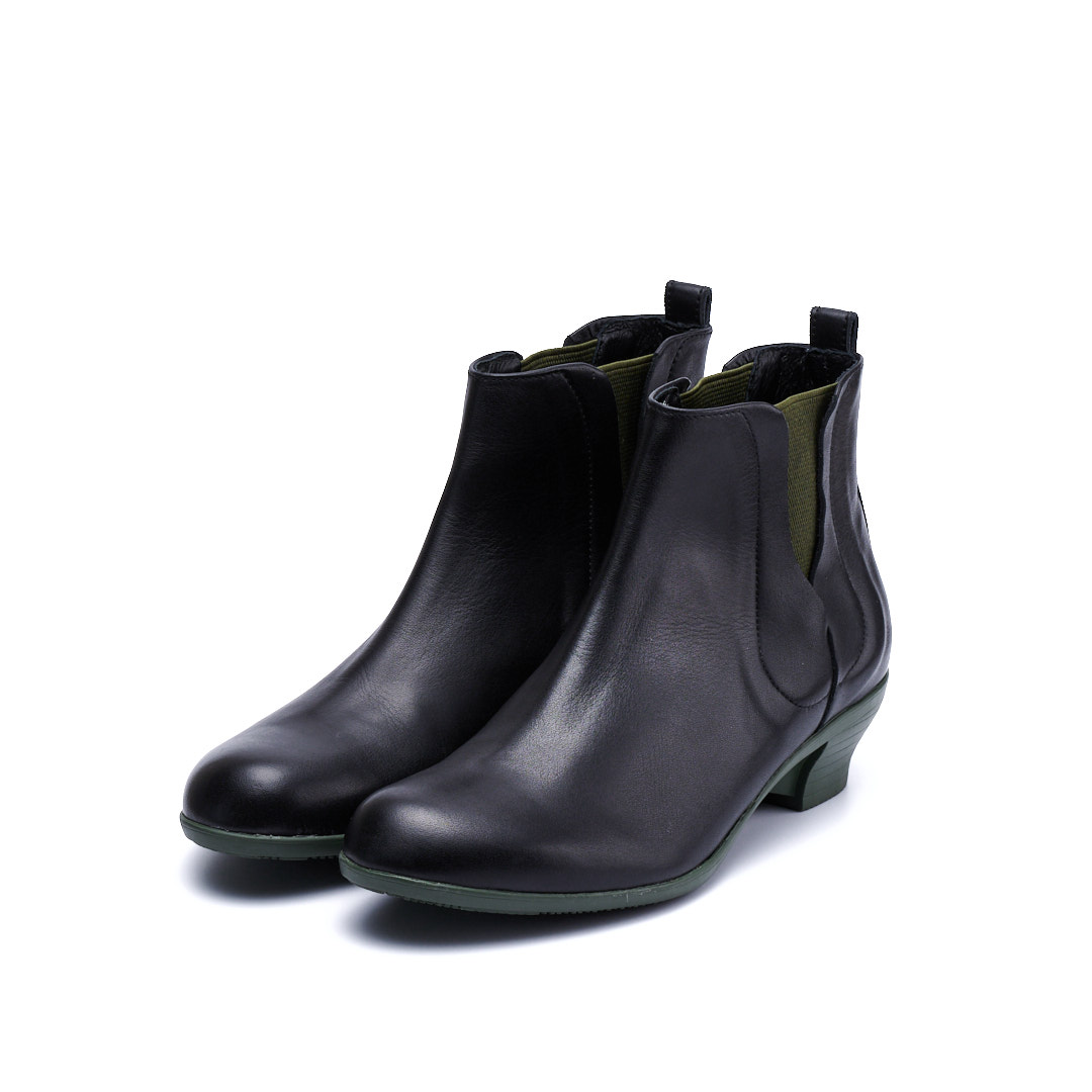 TR-023　SIDEGORE HEEL BOOTS BL/KA