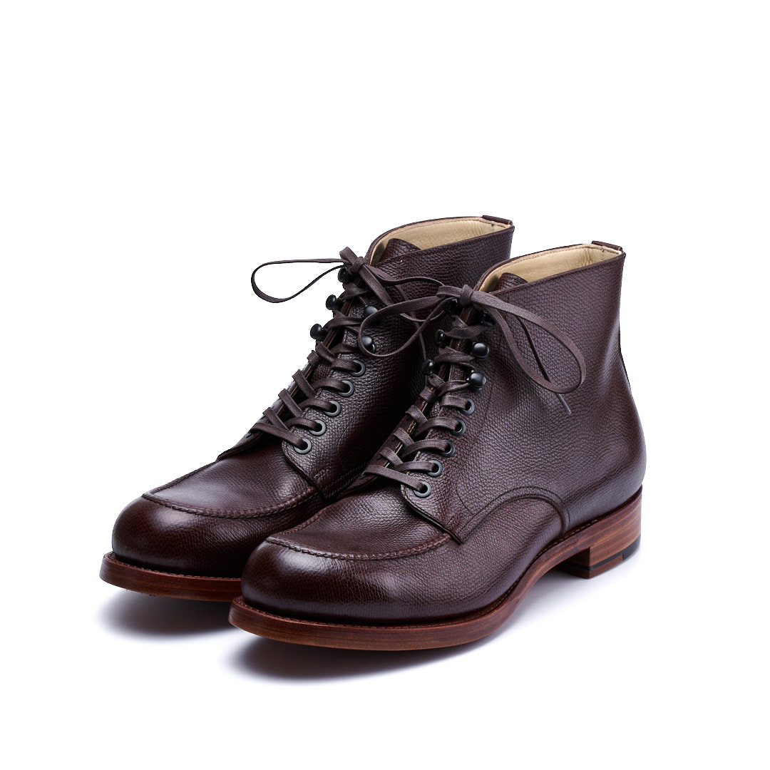 SU-110　U-MOCHA LACE-UP BOOTS DBR-SG