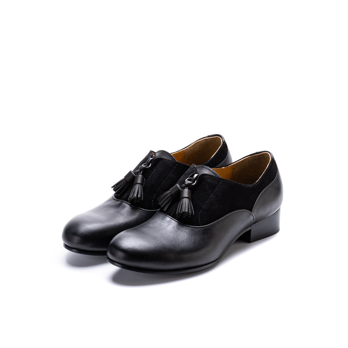 C-2310　FRONT ZIP SHOES BL/BLS