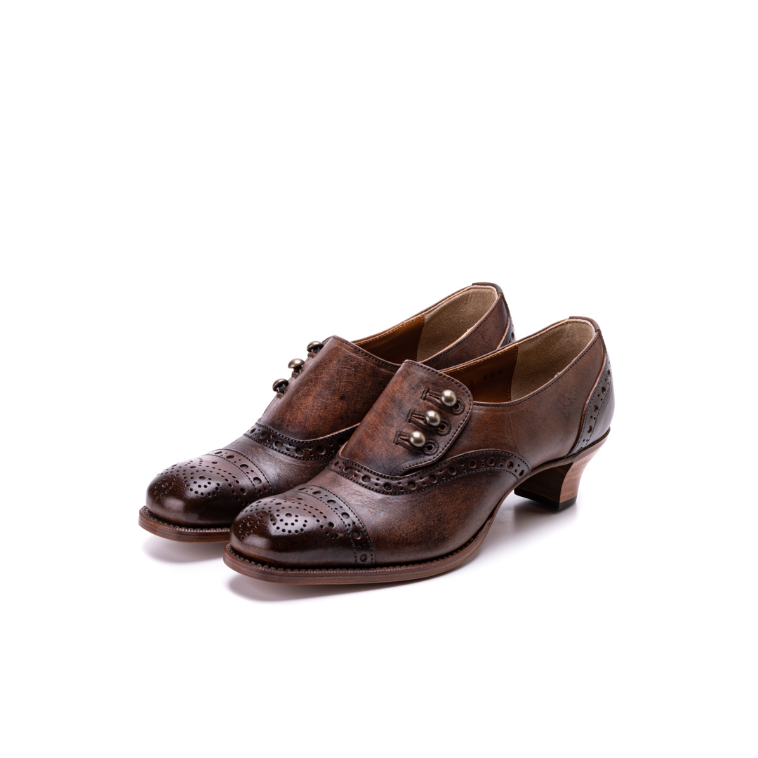 PC-5050　BUTTON HEEL SHOES AKR