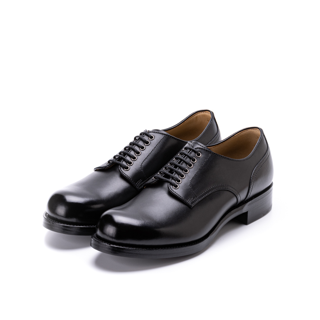 SU-100　PLAIN TOE SHOES BL