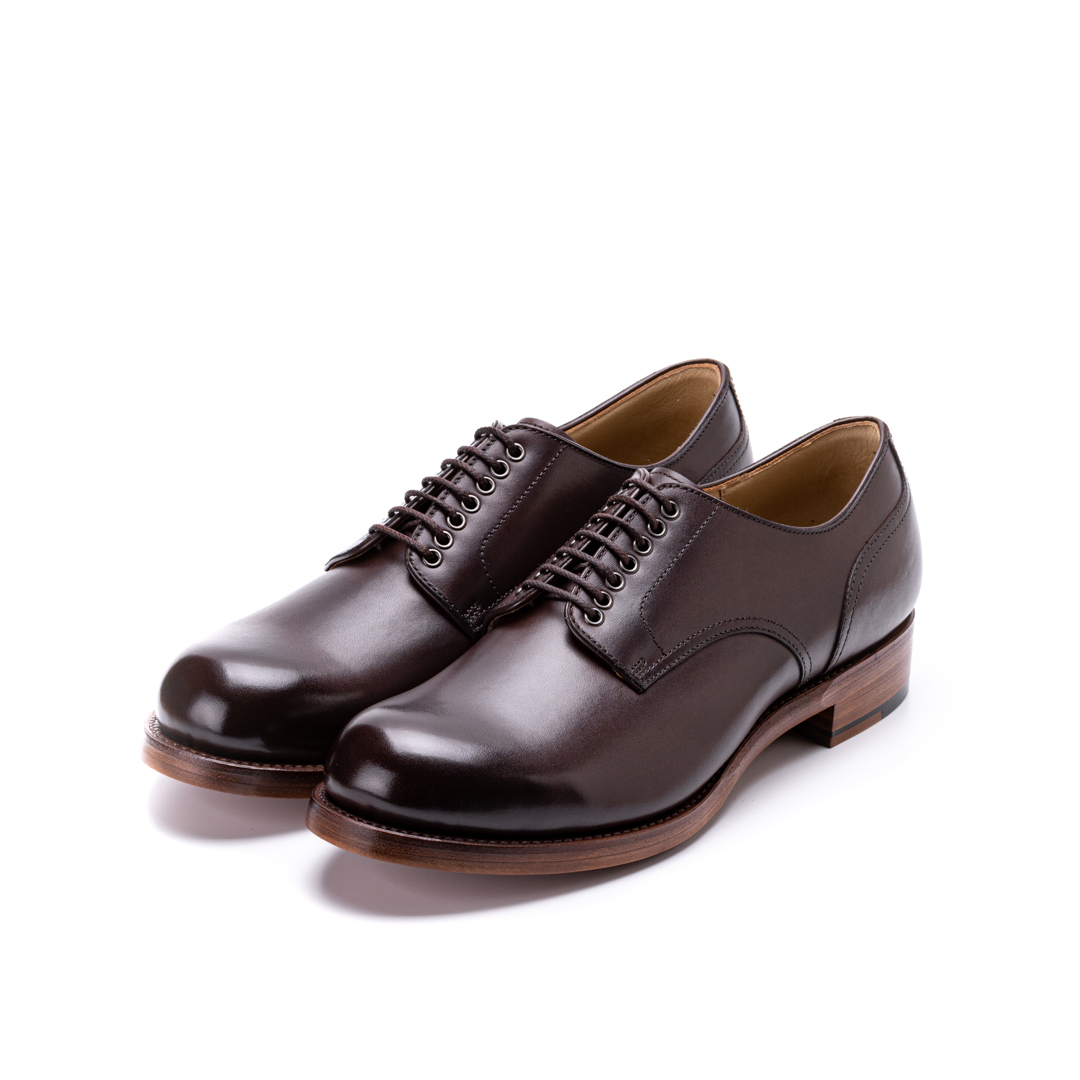 SU-100　PLAIN TOE SHOES DBR