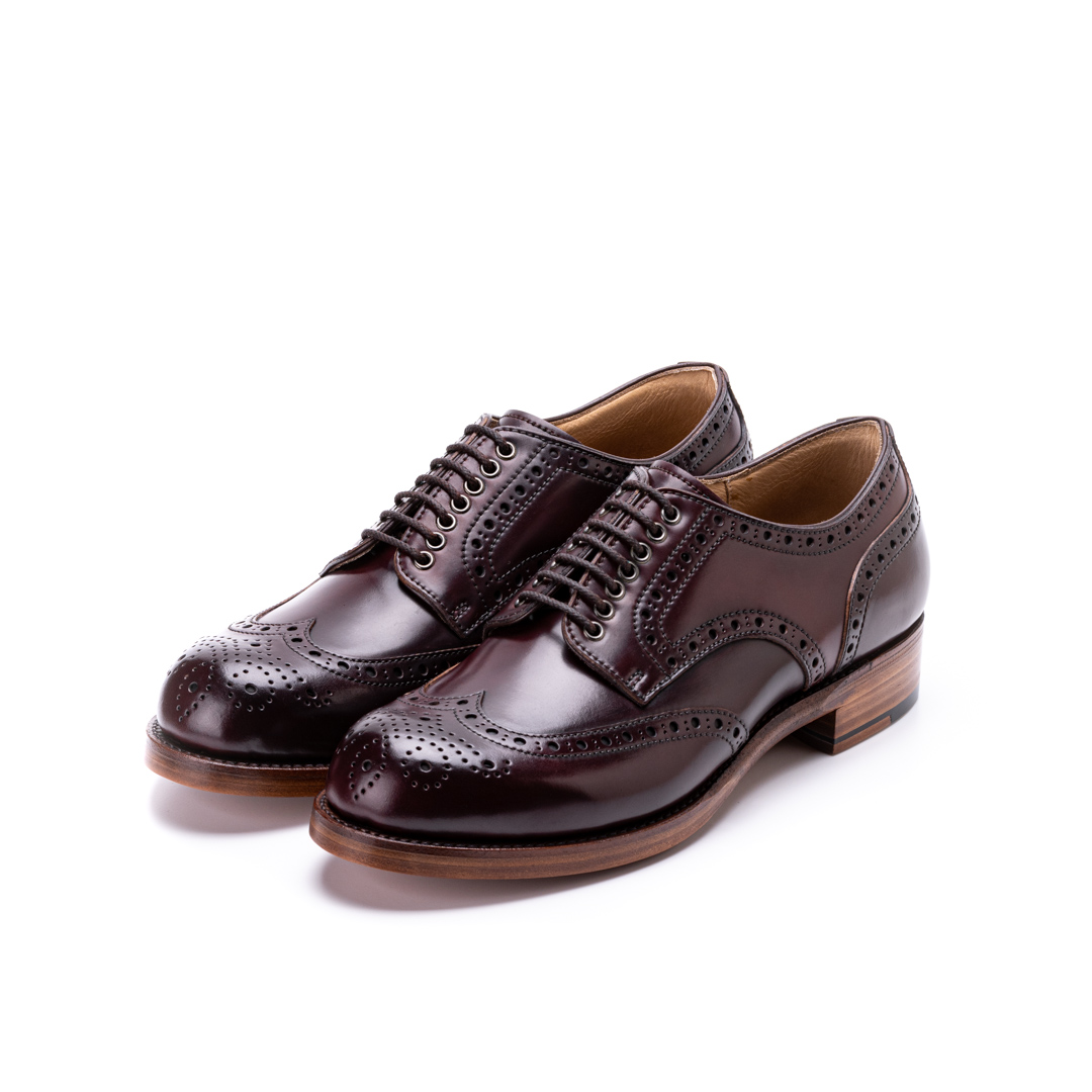SU-102C　WING-TIP SHOES CORDOVAN BGD